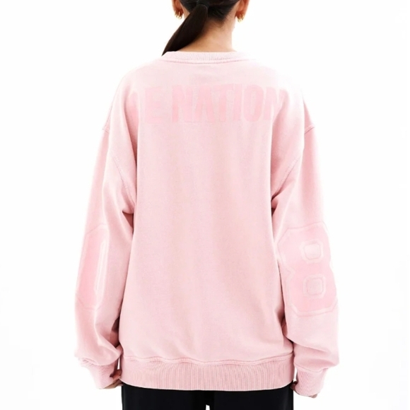 P.E Nation Backfield Sweater (Flamingo Pink) Size Medium - Picture 2 of 8